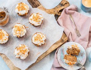 Gezondere carrot cake muffins